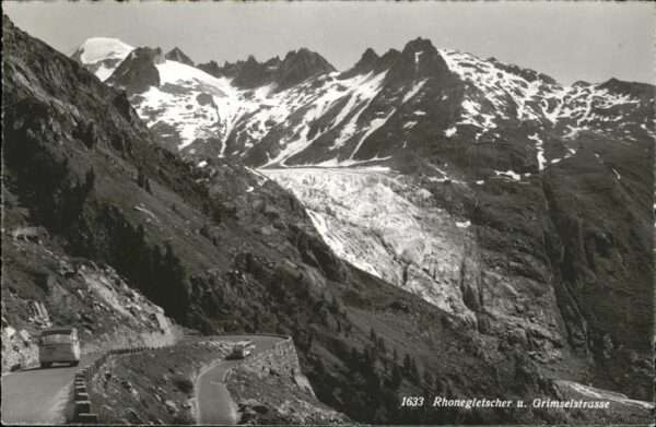 Rhonegletscher Glacier du Rhone Grimselstrasse