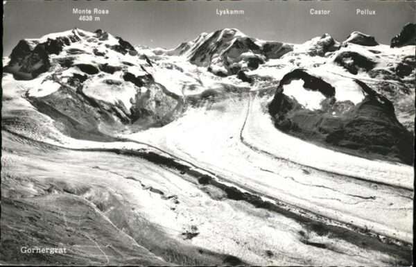 Gornergrat Zermatt Monte Rosa Lyskamm
