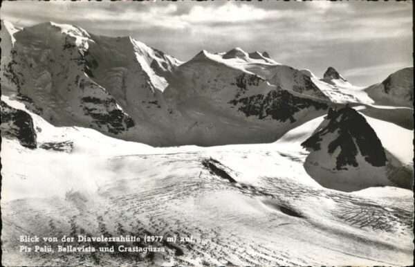 Piz Palue Von Diavolezzahütte