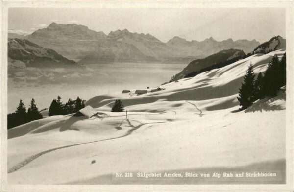 Amden SG Strichboden Skigebiet