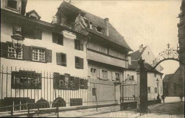 Basel BS Gotische Haus Münsterberg