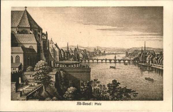 Basel BS Brücke Schiff