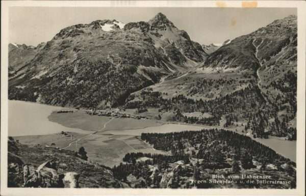 Silvaplana vom Hahnensee Julierstrasse