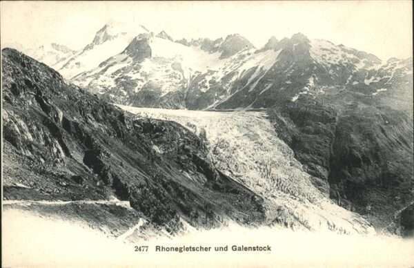 Rhonegletscher Glacier du Rhone Galenstock