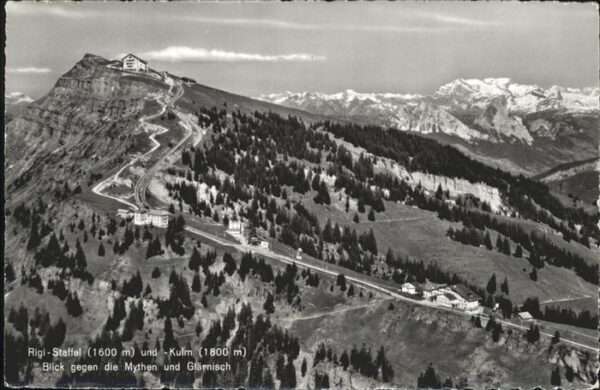 Rigi-Staffel Mythen Glärnisch Fliegeraufnahme