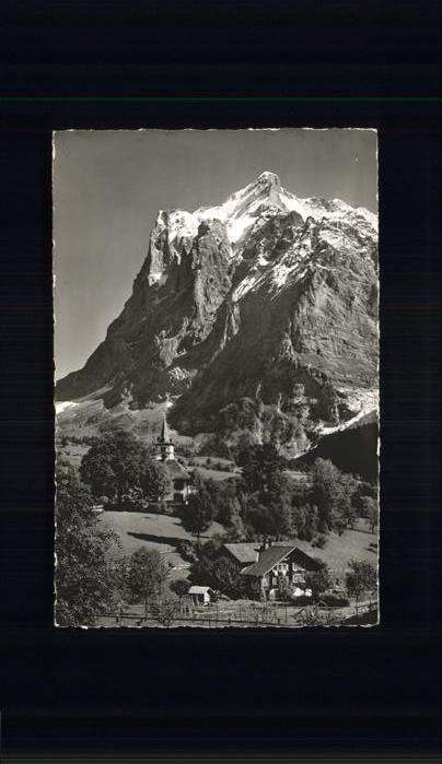 Grindelwald Kirche Wetterhorn
