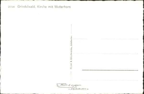 Grindelwald Kirche Wetterhorn – Bild 2