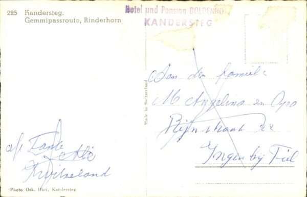 Kandersteg BE Gemmipassroute Rinderhorn – Bild 2