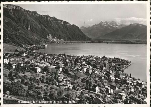 Montreux VD Lac LEman Dents du Midi