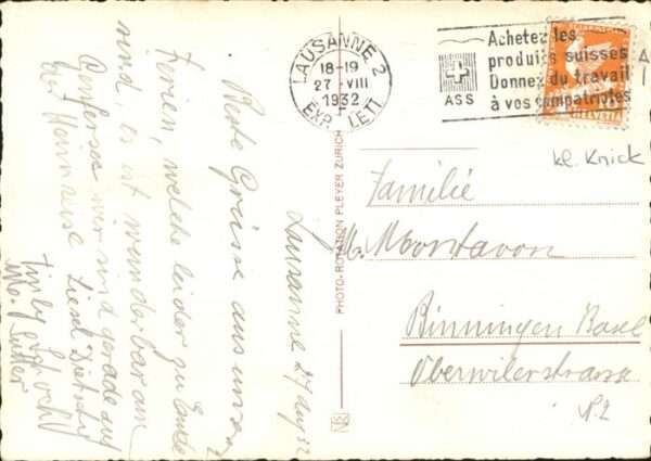 Lausanne VD Grand Pont Strassenbahn – Bild 2