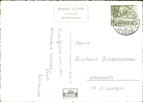 Unterwasser Toggenburg Berghaus Iltios – Bild 2