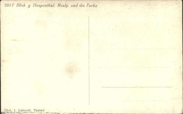 Hospental Realp Furka – Bild 2