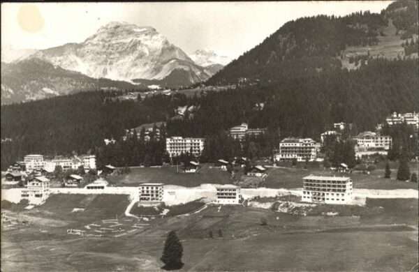 Crans-sur-Sierre Fliegeraufnahme