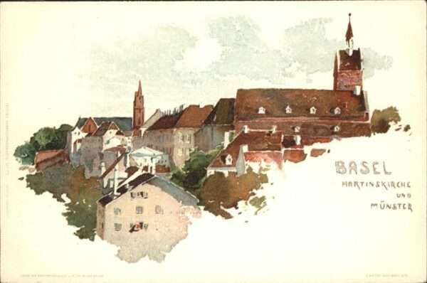 Basel BS Martins Kirche Münster