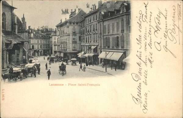 Lausanne VD place Saint Francois Kutsche