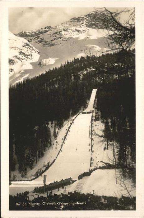 St Moritz GR Olympia Skisprungschanze
