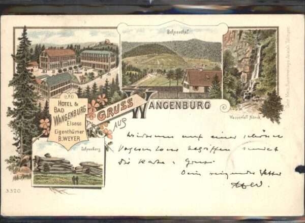 Wangenburg Hotel Wasserfall Nideck