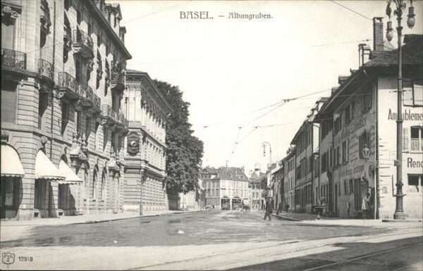 Basel BS Albangraben Strassenbahn