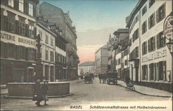 Basel BS Schützenmattstrasse Holbeinbrunnen Kuts
