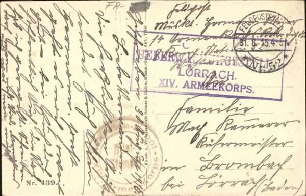 Essey-et-Maizerais Strassenansicht 1. Weltkrieg – Bild 2