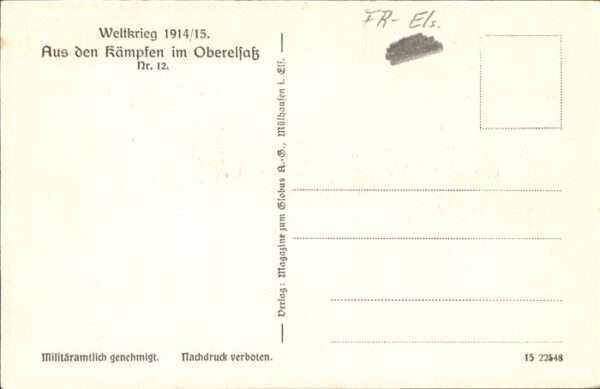 Sennheim zerschossene Häuser – Bild 2