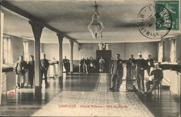 Luneville Hopital Militaire Salle Blesses