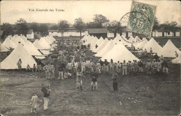 Camp de la Valbonne Generale des Tentes