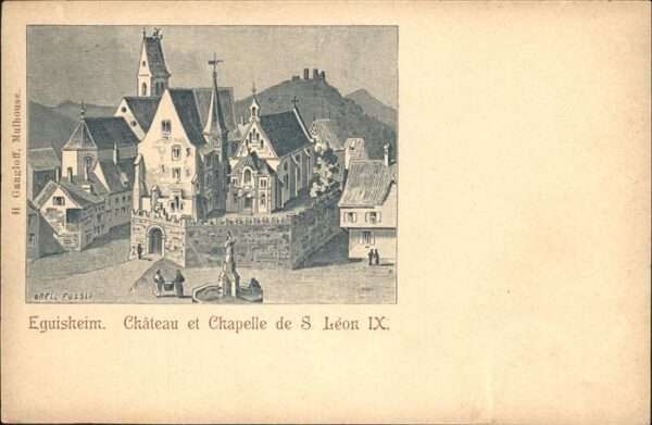 Eguisheim Haut Rhin Chateau Chapelle S Leon
