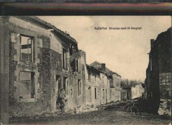 Auberives-sur-Vareze Strasse nach St Souplet