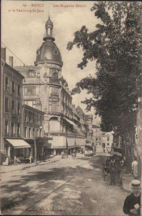 Nancy Lothringen Faubourg St Jean Strassenbahn
