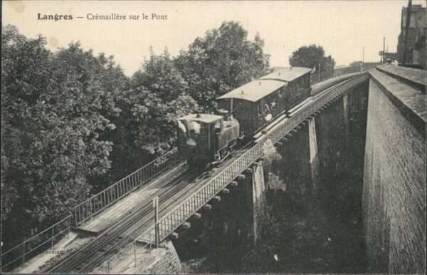Langres Cremaillere Pont Zug