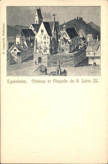 Eguisheim Haut Rhin Chateau Chapelle S Leon