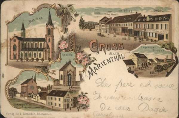 Marienthal Elsass Hagenauerstrasse Basilika Kapelle Klost