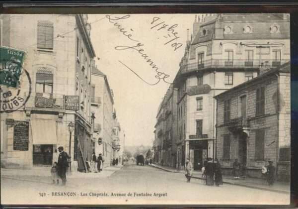 Besancon Doubs Avenue Fontaine Argent