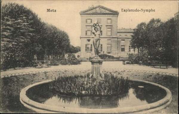Metz  57 Moselle Esplanade-Nymphe