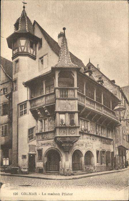 Colmar Haut Rhin Elsass Maison Pfister