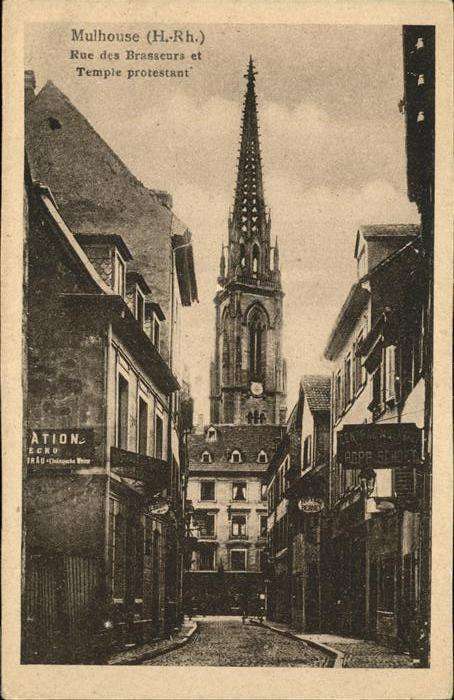 Mulhouse Muehlhausen Rue des Brasseurs
Temple protestant