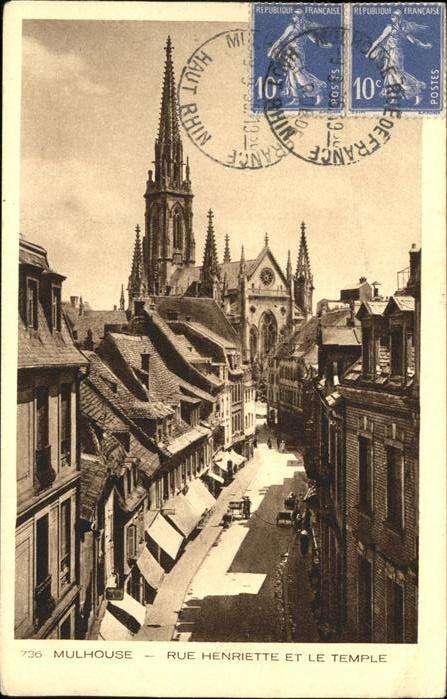 Mulhouse Muehlhausen Rue Henriette
Temple