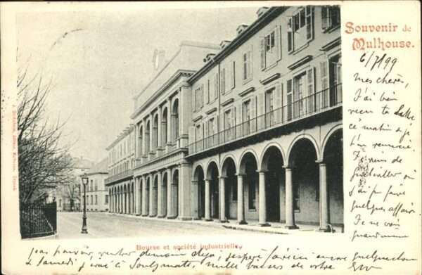 Mulhouse Muehlhausen Bourse 
Societe industrielle