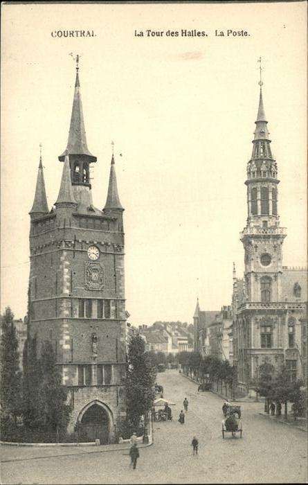 Courtrai KORTRIJK Flandre Belgie Tour des Halles
Poste