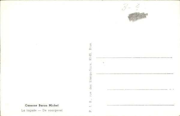 Bruxelles Bruessel Caserne Baron Michel – Bild 2