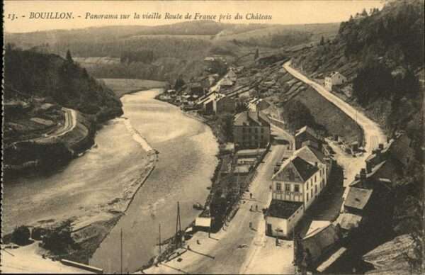 Bouillon Wallonne Panorama sur la vieille Route de France
