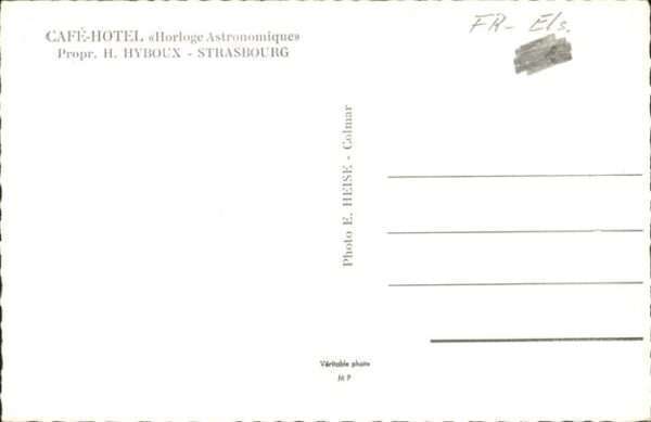 Strasbourg Alsace Cafe-Hotel Horloge Astronomiques – Bild 2
