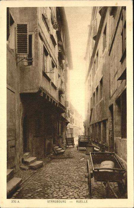 Strasbourg Alsace Ruelle