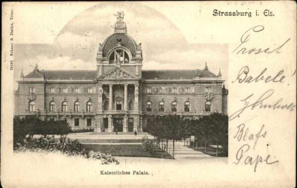 Strasbourg Alsace kaiserliches Palais