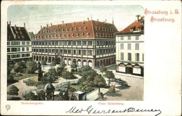 Strasbourg Alsace Gutenbergstraße
