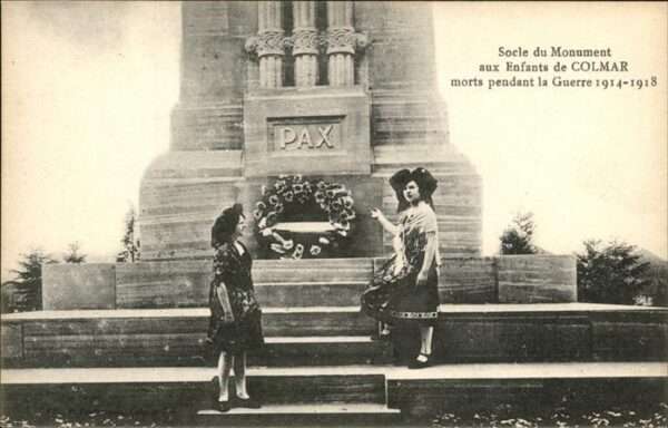 Colmar Haut Rhin Elsass Monument aux Enfants morts pendant la G