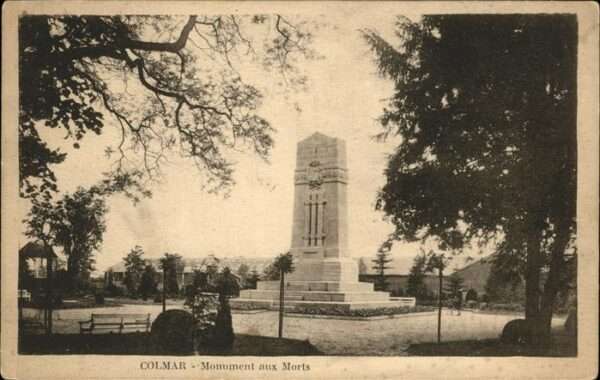 Colmar Haut Rhin Elsass Monument aux Morts