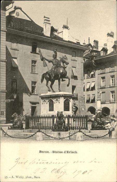 Bern BE Statue d`Erlach