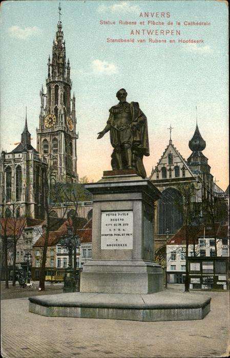 Anvers Antwerpen Statue Rubens
Cathedrale